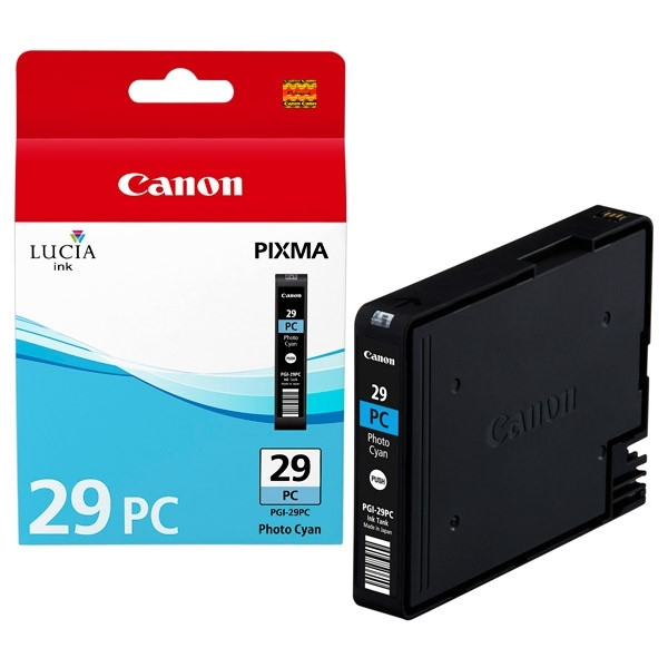 Canon PGI-29PC cartouche d'encre photo cyan (d'origine) 904156 - 1