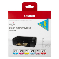 Canon PGI-29 Multipack CMY/PC/PM/R (d'origine) 4873B005 018762