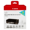 Canon PGI-29 multipack MBK/PBK/DGY/GY/LGY/CO (d'origine)