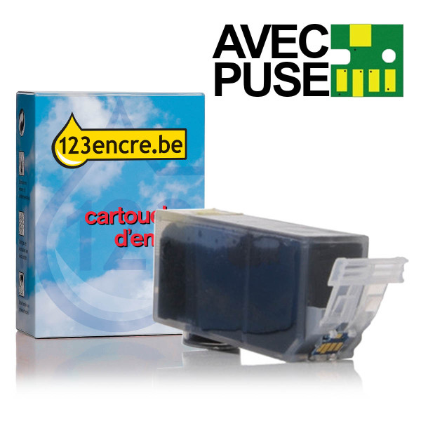 Canon PGI-520PGBK cartouche d'encre avec puce (marque 123encre) - noir 018450 Canon PGI-520PGBK cartouche d'encre avec puce (marque 123encre) - noir 018450 - 1