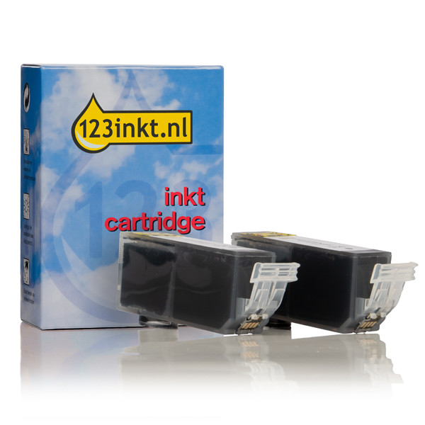 Canon PGI-525PGBK cartouches d'encre duopack (marque 123encre) - noir 4529B006C 132103 - 1