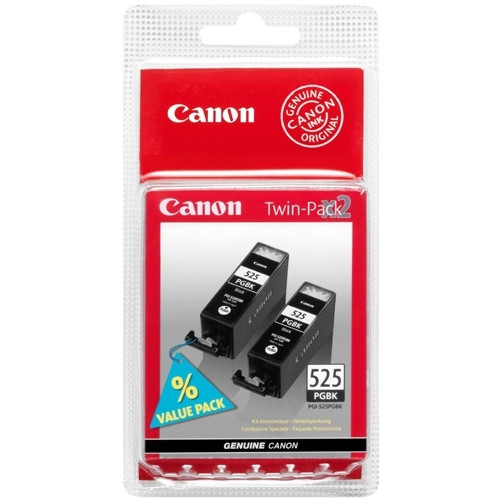 Canon PGI-525PGBK duopack (d'origine) - noir 4529B006 4529B010 4529B017 018471 - 1