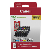 Canon PGI-530 / CLI-531 pack avantageux photo (d'origine) 6117C004 017680