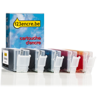 Canon PGI-550PGBK XL/CLI-551XL offre : 2x noir + 3 couleurs (marque 123encre) 6431B001C 6443B001C 6444B001C 6445B001C 6446B001C 120892