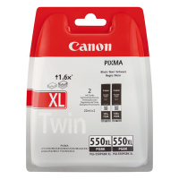 Canon PGI-550PGBK XL duopack (d'origine) 6431B005 6431B010 018576