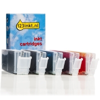 Canon PGI-550PGBK / CLI-551 offre : 2x noir + 3x couleur (marque 123encre) 6496B001C 6508B001C 6509B001C 6510B001C 6511B001C 127143