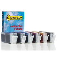Canon PGI-580PGBK/CLI-581 offre : 2x noir + 4x couleur (marque 123encre) 2078C001C 2103C001C 2104C001C 2105C001C 2106C001C 127152