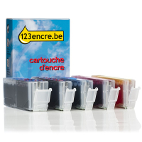 Canon PGI-580PGBK XL/CLI-581 XL : 2 noires + 3 couleurs (marque 123encre) 2024C006C 127153