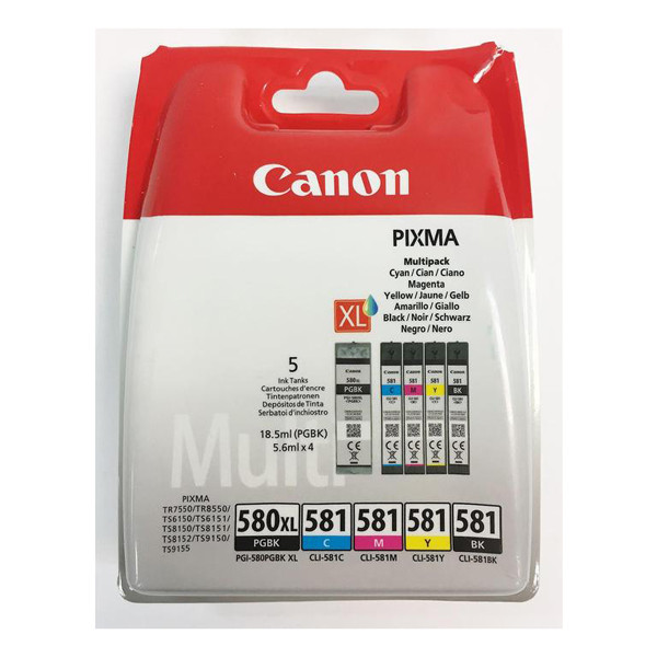 Canon PGI-580XL / CLI-581 multipack (d'origine) 2024C006 010186 - 1