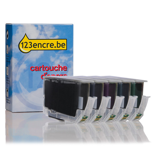 Canon PGI-9 multipack MBK/PC/PM/R/G (123encre marque distributeur) 1033B013C 132089 - 1