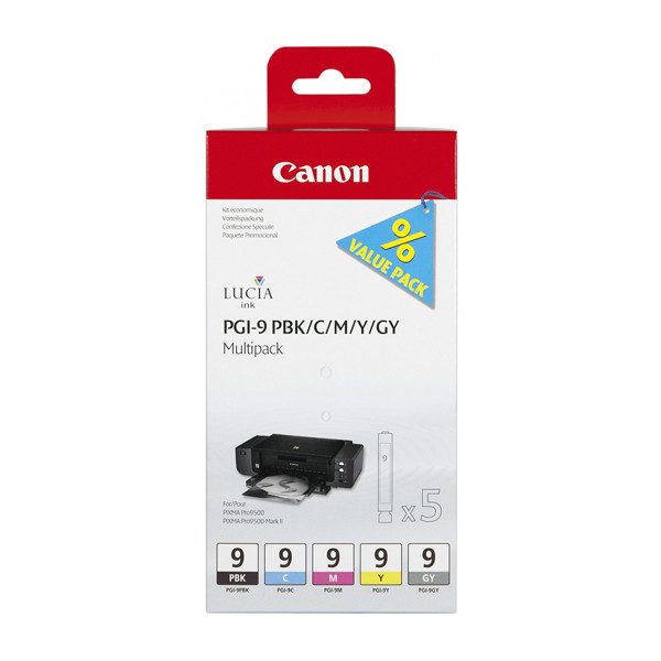 Canon PGI-9 multipack (d'origine) 1034B013 010461 - 1