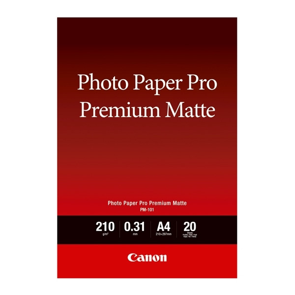 Canon PM-101 Premium papier mat 210 g/m² A4 (20 feuilles) 8657B005 154014 - 1