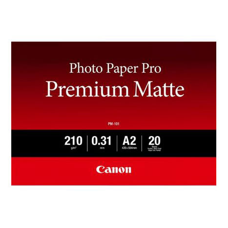 Canon PM-101 Premium papier photo mat 210 g/m² A2 (20 feuilles) 8657B017 154032 - 1