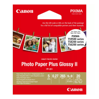 Canon PP-201 Glossy II Photo Paper Plus 8,8 x 8,8 cm (20 feuilles) 2311B070 154075