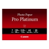 Canon PT-101 Pro Platinum papier photo 300 g/m² A2 (20 feuilles)