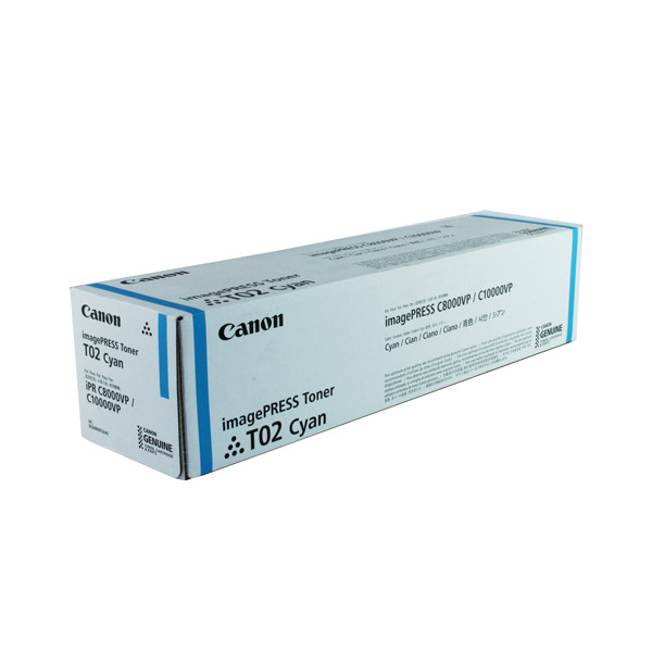 Canon T02 toner (d'origine) - cyan 8530B001 070002 - 1