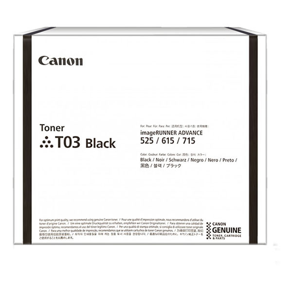 Canon T03 toner (d'origine) - noir 2725C001 070074 - 1
