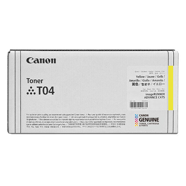 Canon T04 toner (d'origine) - jaune 2977C001 017524 - 1