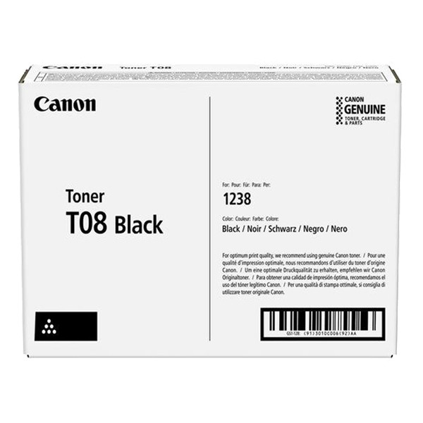 Canon T08 toner (d'origine) - noir 3010C006 017584 - 1