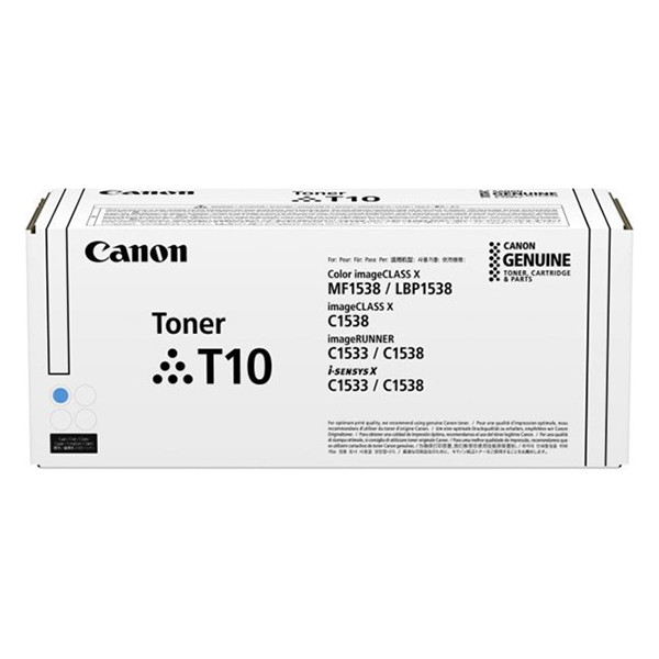 Canon T10 toner (d'origine) - cyan 4565C001 010470 - 1