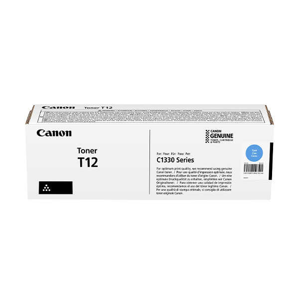 Canon T12 toner (d'origine) - cyan 5097C006 095008 - 1