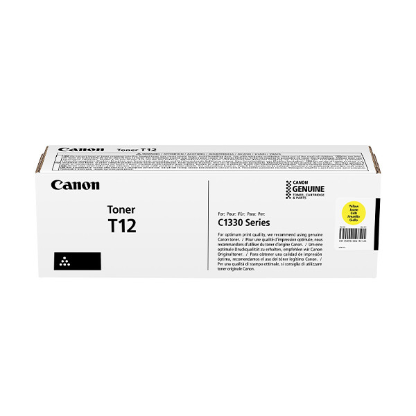 Canon T12 toner (d'origine) - jaune 5095C006 095012 - 1