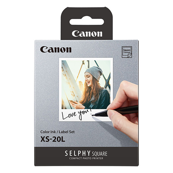 Canon XS-20L ensemble encre/papier (20 feuilles) 4119C002 154036 - 1