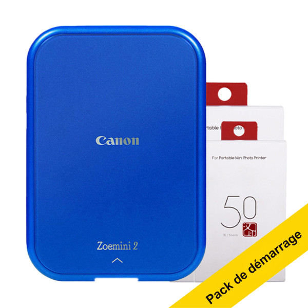 Canon Zoemini 2 imprimante photo mobile pack de démarrage - bleu marine 819358 - 1