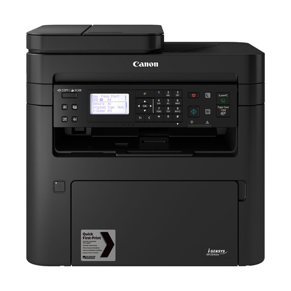 Canon i-SENSYS MF264dw imprimante laser multifonction A4 noir et blanc avec wifi (3 en 1) 2925C016 5938C017 819046 - 1