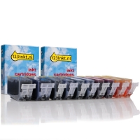 Canon offre : 2 x PGI-525PGBK + 2 x CLI-526BK/C/M/Y sans puce (2 noires + 3 couleurs) (marque 123encre) 4529B001C 4540B001C 4541B001C 4542B001C 4543B001C 127124