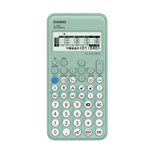 Casio FX-92B ClassWiz calculatrice scientifique FX-92BSECOND-W-ET 056098 - 1