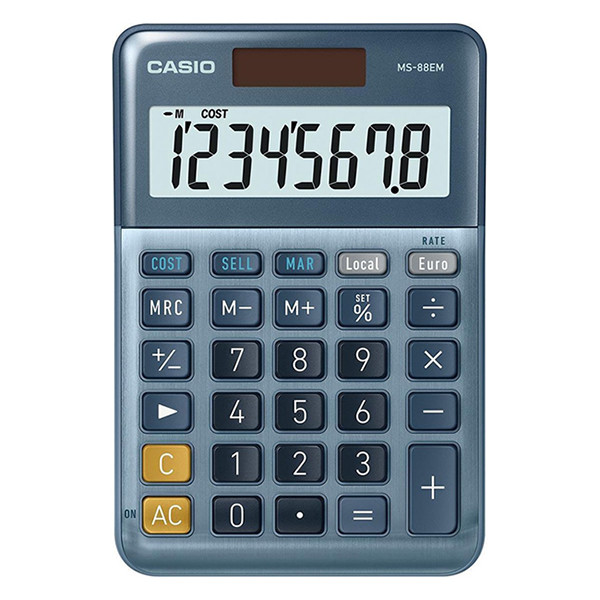 Casio MS-88EM calculatrice de bureau MS-88EM MS-88EM-W-EP 056306 - 2