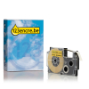 Casio XR-6YW ruban 6 mm (marque 123encre) - noir sur jaune