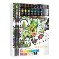 Chameleon Color & Blending System Deluxe ensemble de marqueurs peinture (22 marqueurs avec 22 color tops) 792109 CT2201 400909