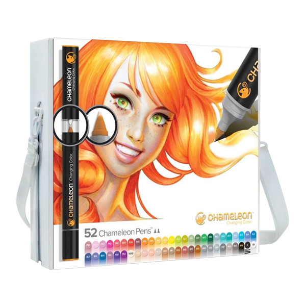 Chameleon Colour & Blending System ensemble Super de marqueurs peinture (52 marqueurs avec 52 color tops) 792084 CT5201 400911 - 1