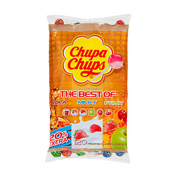 Chupa Chups The Best Of sachet de sucettes (120 pièces) 423433 - 1