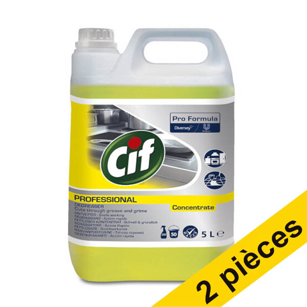 Offre : 2x Cif Pro Formula dégraissant (5 litres) SCI00154 - 1