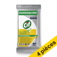 Offre : 4x Cif Pro Formula lingettes nettoyantes biodégradables (100 pièces)