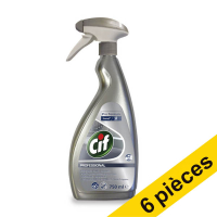 Offre : 6x Cif Pro Formula nettoyant pour acier inoxydable (750 ml)