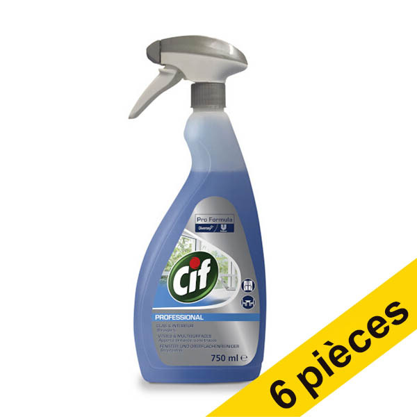 Offre : 6x Cif Pro Formula nettoyant pour vitres et intérieur (750 ml) SCI00156 - 1