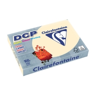 Clairefontaine DCP papier couleur 160 g/m² A4 (250 feuilles) - ivoire 6826C 250301