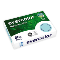 Clairefontaine Evercolor papier couleur recyclé 80 g/m² A4 (500 feuilles) - bleu clair 250387