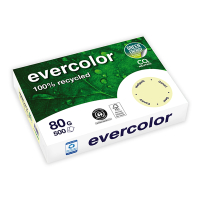 Clairefontaine Evercolor papier couleur recyclé 80 g/m² A4 (500 feuilles) - canari 250384