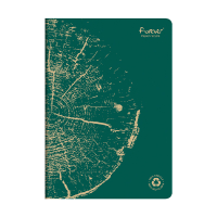 Clairefontaine Forever Premium carnet de notes A4 ligné 48 feuilles - vert sapin 684661C 250453