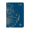 Clairefontaine Forever Premium carnet de notes A5 ligné 48 feuilles - bleu cobalt 684862C 250450 - 1