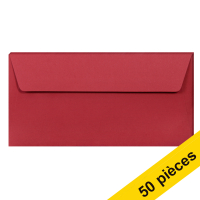 Offre : 10x Clairefontaine enveloppes de couleur EA5/6 120 g/m² (5 pièces) - lilas
