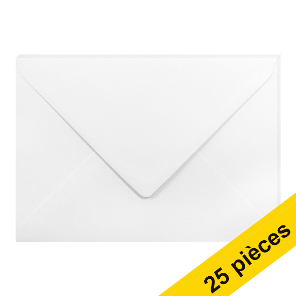 Offre : 5x Clairefontaine enveloppes de couleur C5 120 g/m² (5 pièces) - blanc 424760 - 1