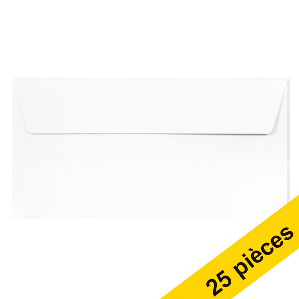Offre : 5x Clairefontaine enveloppes de couleur EA5/6 120 g/m² (5 pièces) - blanc 424784 - 1