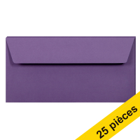Offre : 5x Clairefontaine enveloppes de couleur EA5/6 120 g/m² (5 pièces) - lilas
