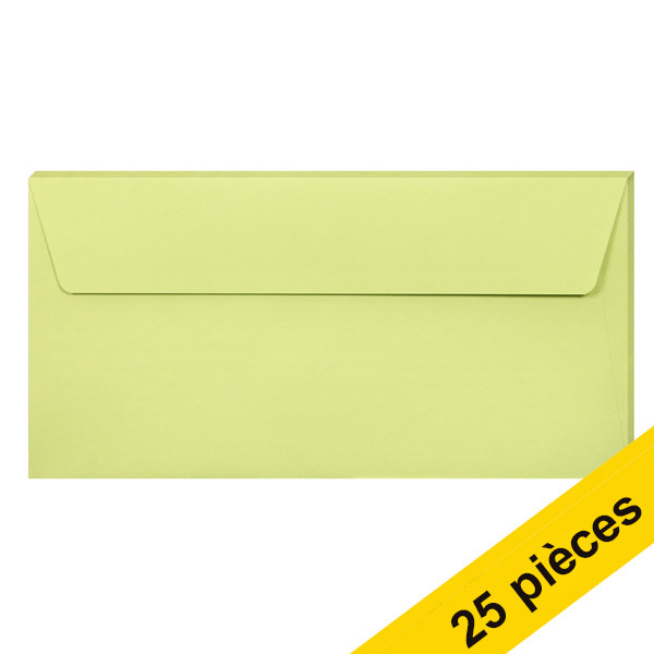 Offre : 5x Clairefontaine enveloppes de couleur EA5/6 120 g/m² (5 pièces) - vert feuille 424786 - 1